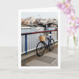 Cykel vid floden Themsen, London Kort