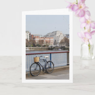 Cykel vid floden Themsen, London Kort
