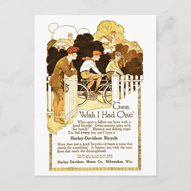 Cykel Vykort (Framsida)