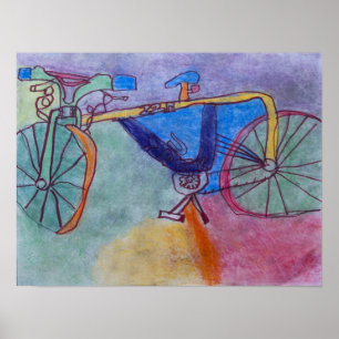 Cykelaffisch Poster