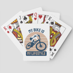 Cykelälskare - Min cykel är min livsstil Casinokort