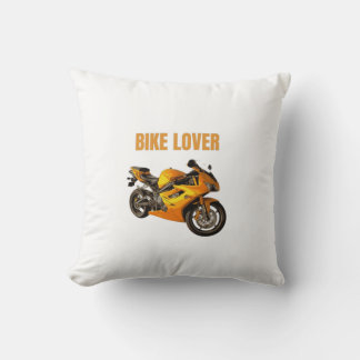 Cykelälskare Motorcykel T-Shirt | Sportcykel Förar Kudde
