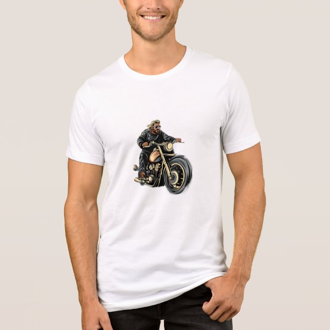 cykelälskare  t shirt (Framsida)