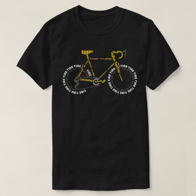 Cykelanatomi Cute Cycling är Life 969 T Shirt (Design framsida)