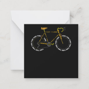 Cykelanatomi Cute Cycling är livstidsgåva Anteckningskort