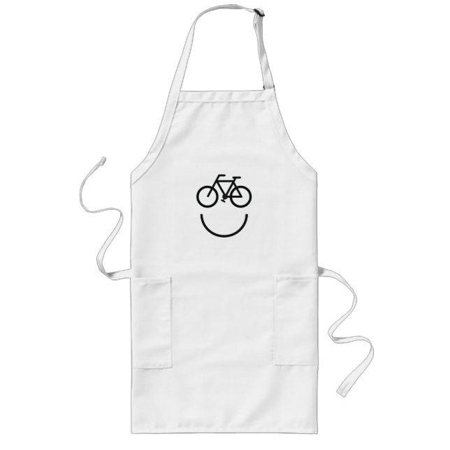 Cykelansikte, cykel långt förkläde (Framsidan)