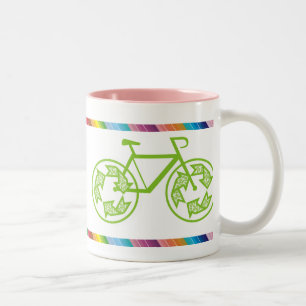 CykelÅtervinna Två-Tonad Mugg