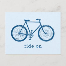 Cykelblåcykel Vykort