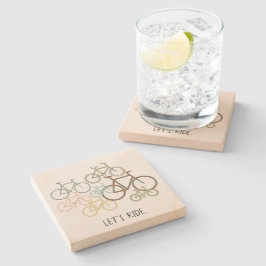 Cykelblandning Låt oss rid Underlägg Sten