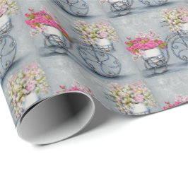 Cykelblommor som slår in papper presentpapper