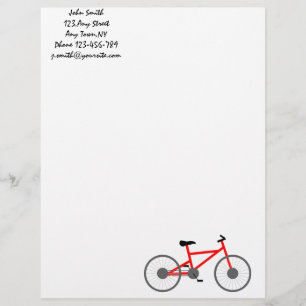 Cykelbrevhuvudmall Brevhuvud
