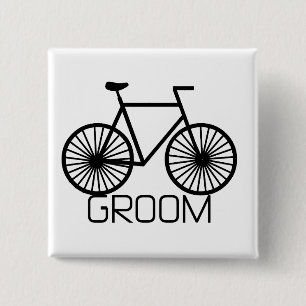 CykelbrudgumTshirts och gåvor Knapp