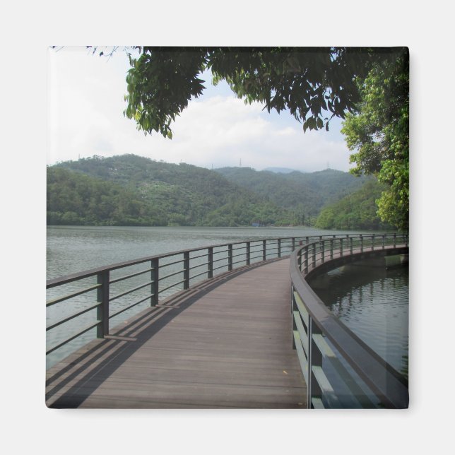 Cykelbrygga över Vatten Magnet (Framsidan)