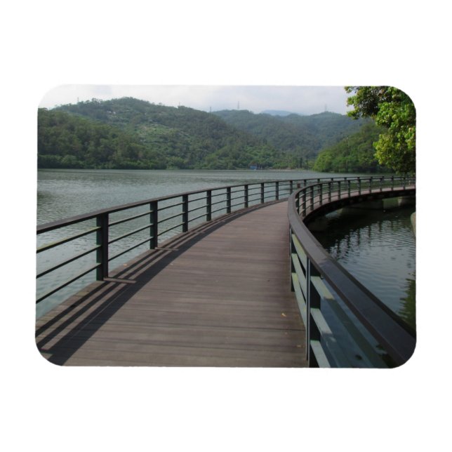 Cykelbrygga över Vatten Magnet (Horisontell)