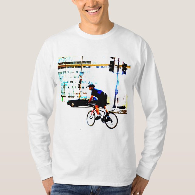 Cykelbudbärare Tee Shirt (Framsida)