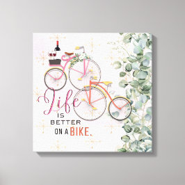 Cykelcitat Canvastryck