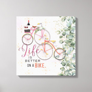 Cykelcitat Canvastryck