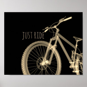 cykelcitattypografi poster väggkonst