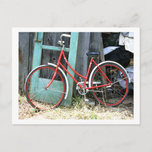 Cykelcykel Cycle Cycle Cycling Cycling Gamed Shed Vykort