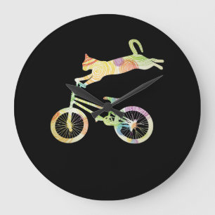 Cykelcykel för kattcykel - din giftsamling stor klocka