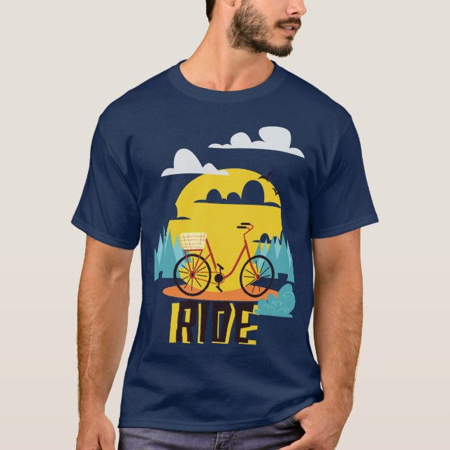 Cykelcykel T Shirt (Framsida)