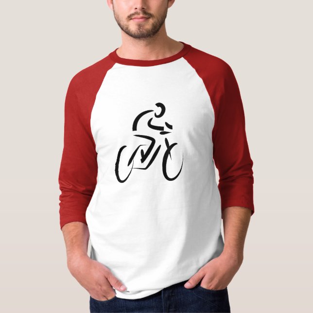 Cykelcykelcykelns utformning T-Shirt (Framsida)