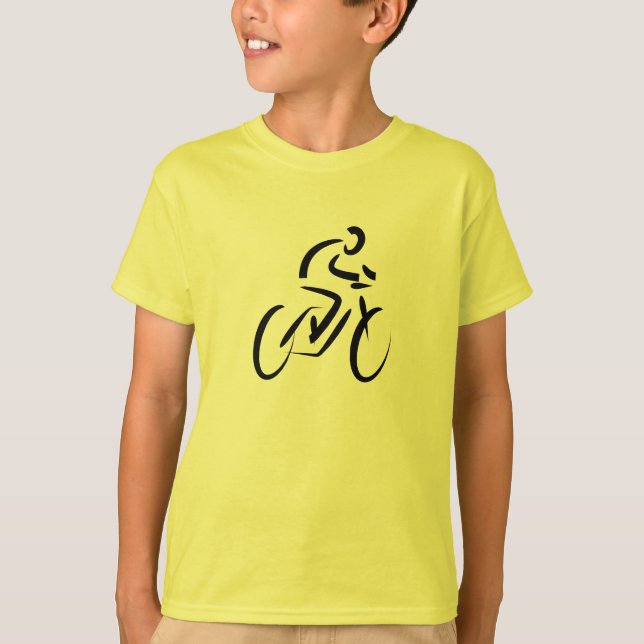 Cykelcykelcykelns utformning T-Shirt (Framsida)