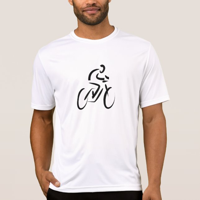 Cykelcykelcykelns utformning T-Shirt (Framsida)