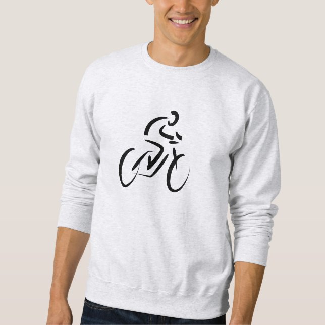 Cykelcykelcykelns utformning T-Shirt Lång Ärmad Tröja (Framsida)