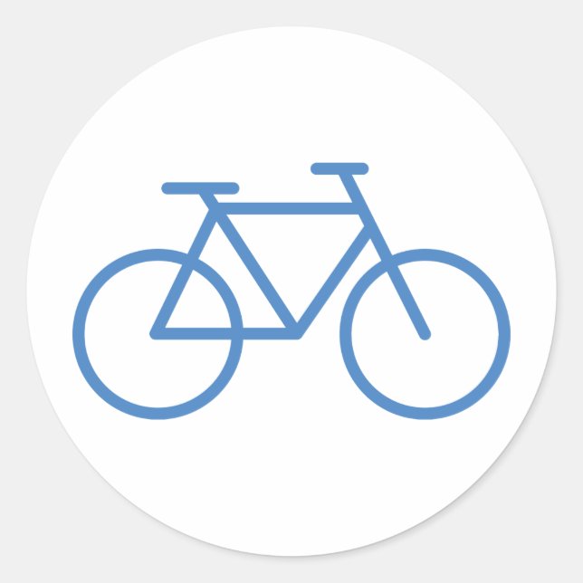 cykelcykelcykyl runt klistermärke (Framsida)