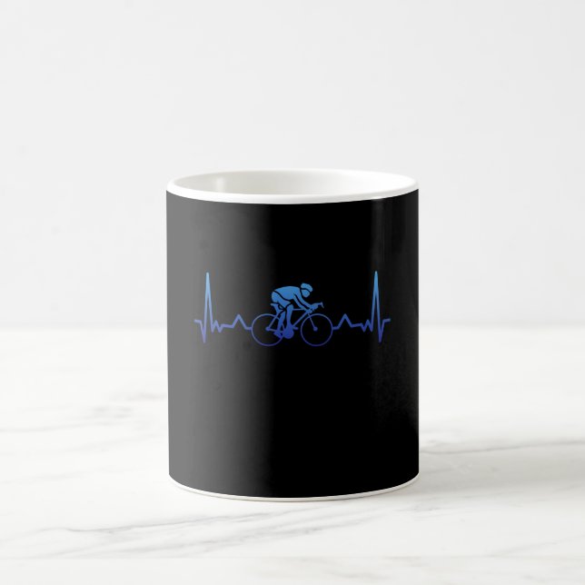 Cykelcykelns pulsslag kaffemugg (Center)