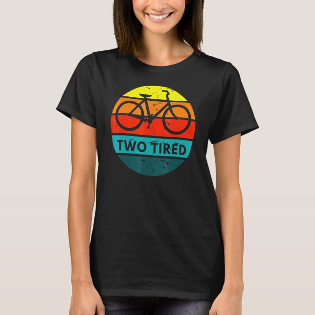 Cykelcykler med två Vintagar Sol T Shirt (Framsida)