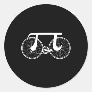 Cykelcykling Pi Day Pun Funny 14 3.14 Runt Klistermärke
