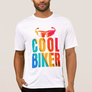Cykelcyklisk coola av biker t shirt