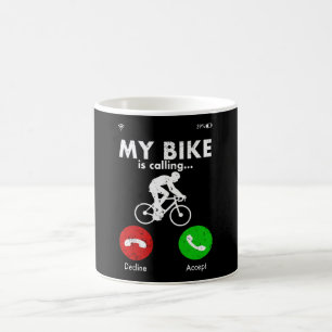 Cykelcyklist Ljuny Presentpresentationsidea Kaffemugg