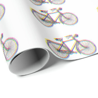 Cykeldesign som slår in papper presentpapper