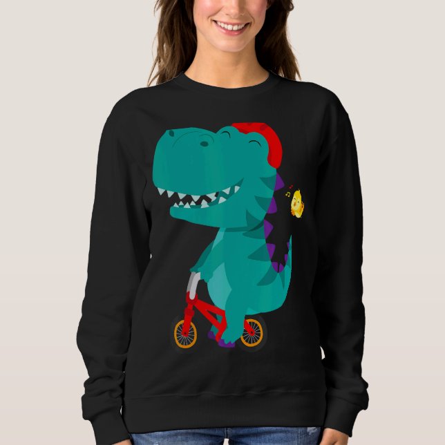 Cykeldosinosaur Riding Bike Cycle Cycling Toddl T Shirt (Framsida)