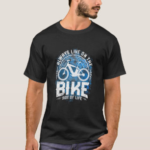 Cykelelektriska cyklar som avger motif Cycling E B T Shirt