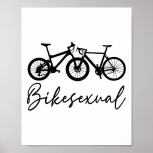 Cykelentusiast Cykelälskare Cykling Mountainbike C Poster