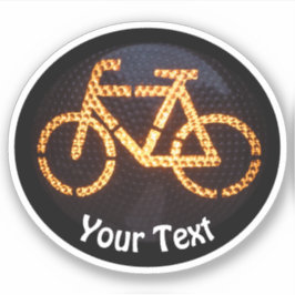 Cykelentusiaster och hållbar mobilitet cykelpinne klistermärken