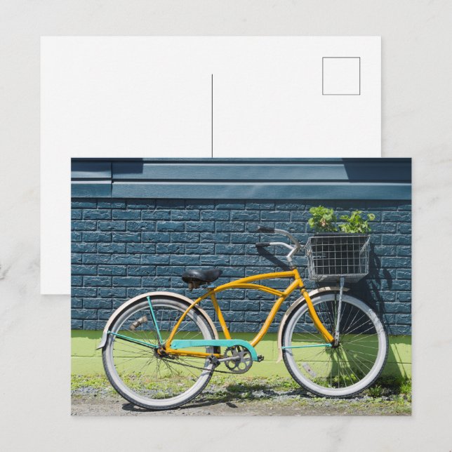Cykelentusiastpresent Vykort (Fram/baksida)