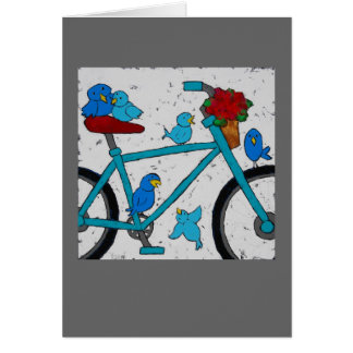 Cykelfågelkort Hälsningskort