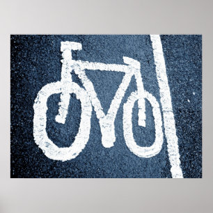 Cykelfält Poster