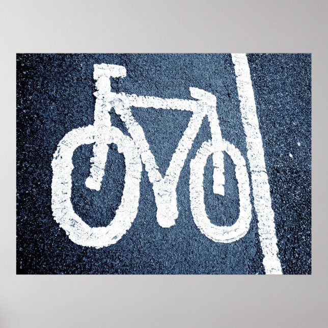 Cykelfält Poster (Framsidan)