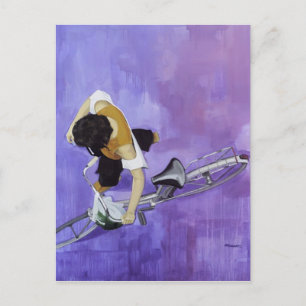 Cykelflicka Vykort