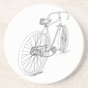 Cykelgrafik Underlägg Sandsten