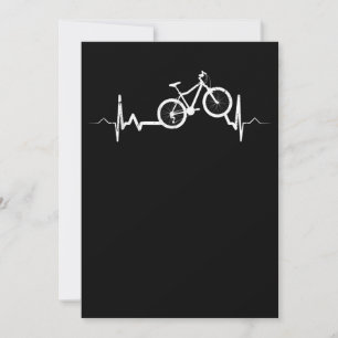 Cykelhjärtan Cycling Mountain Bike Anteckningskort