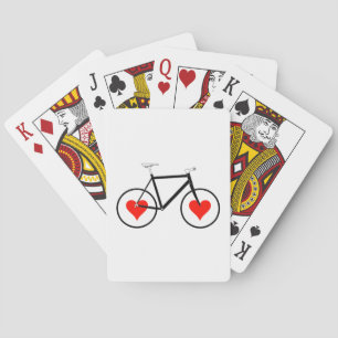 Cykelhjärtshjul Spelkort