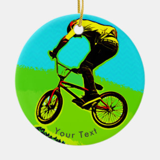 Cykeljippon för SPORTAR BMX Julgransprydnad Keramik