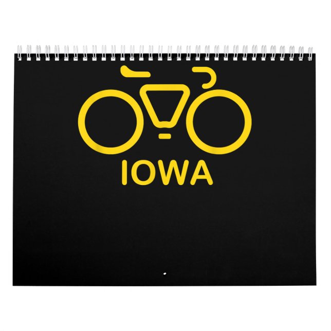 Cykeljowa, cykling iowa, college kalender (Omslag)